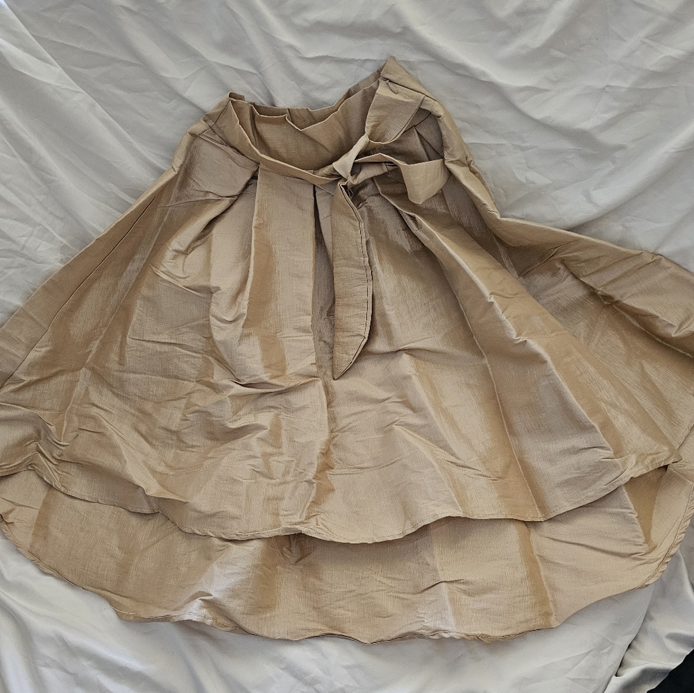 Elegant Tan Women's Skirt